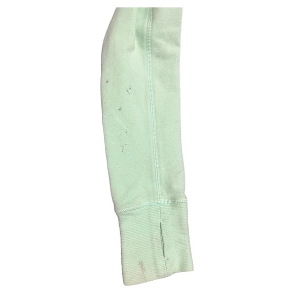 Women Lululemon Mint Green Throw Me Over Hoodie Size 6. - Picture 5 of 5